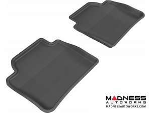 BMW 3 Series Floor Mats (Set of 2) - Rear - Black by 3D MAXpider - F30